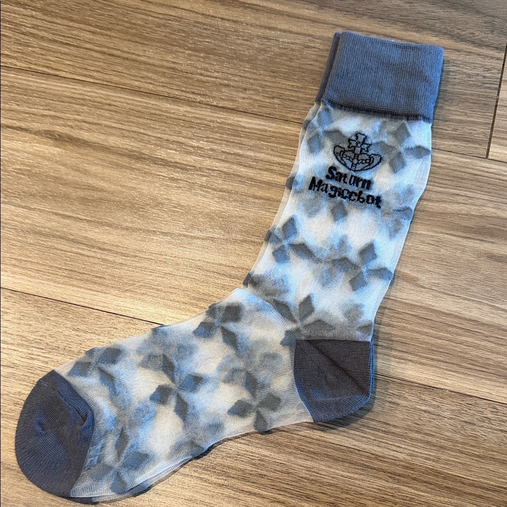 Blue and Gray Men's Socks - Picture 1 of 1